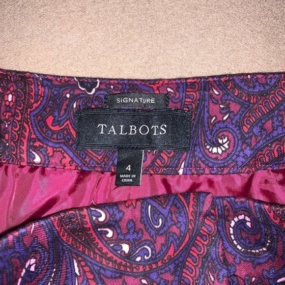 𝅺WOMENS Talbots size 4 pants - Picture 3 of 7